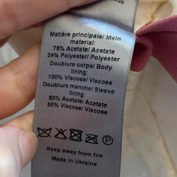 26. Pink ZADIG & VOLTAIRE blazer - size 36 - oversized fit - Picture 11 of 15